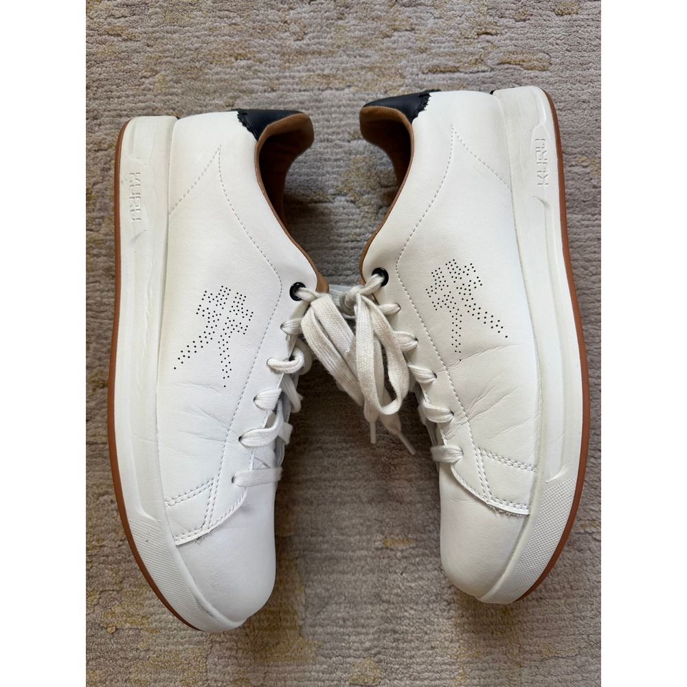 Kuru Roam Classic Court Mens Size 10 White Athletic Leather Shoes Sneakers